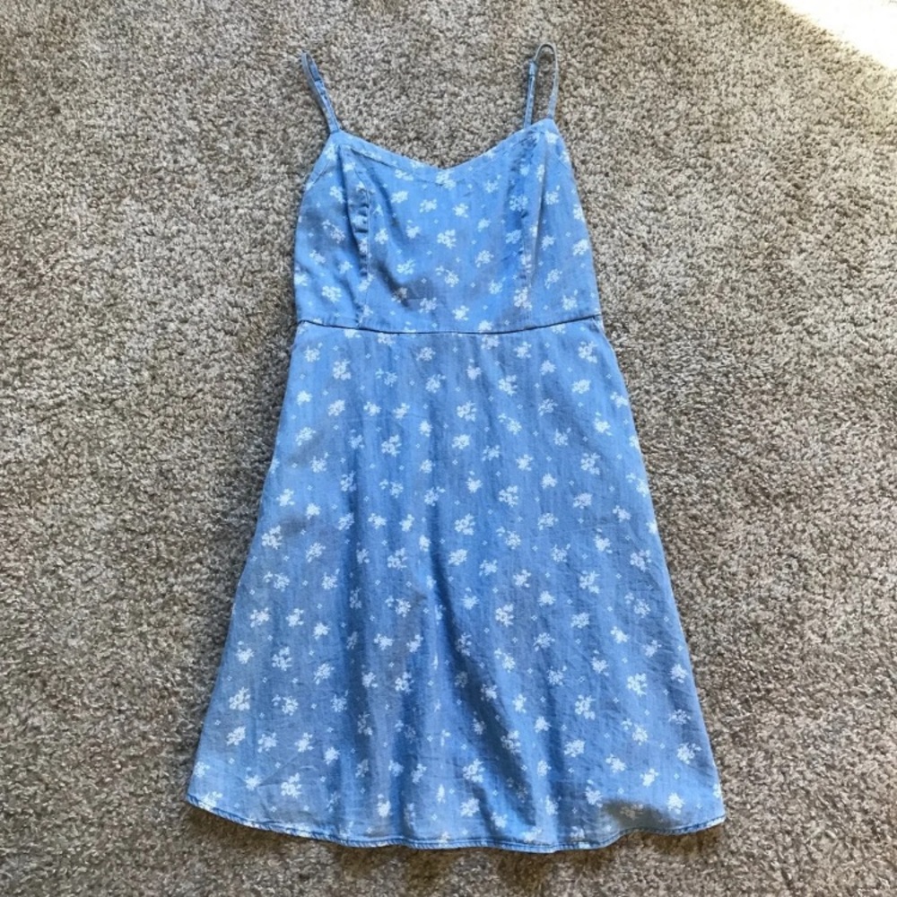 Blue sun dress